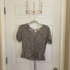 Girls Night Out Leopard Blouse